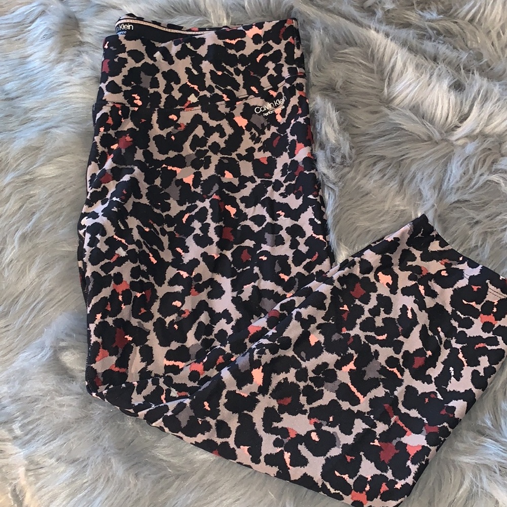 Calvin Klein Performance Leopard Print Legging - image 1